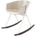 thumbnail image 1 of Olio Designs Tee Plastic Silver Frame Rocker in Moonbeam and Umber, 1 of 1