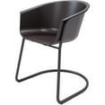 thumbnail image 1 of Olio Designs Tee Plastic Sled Base Arm Chair in Black Coffee, 1 of 1