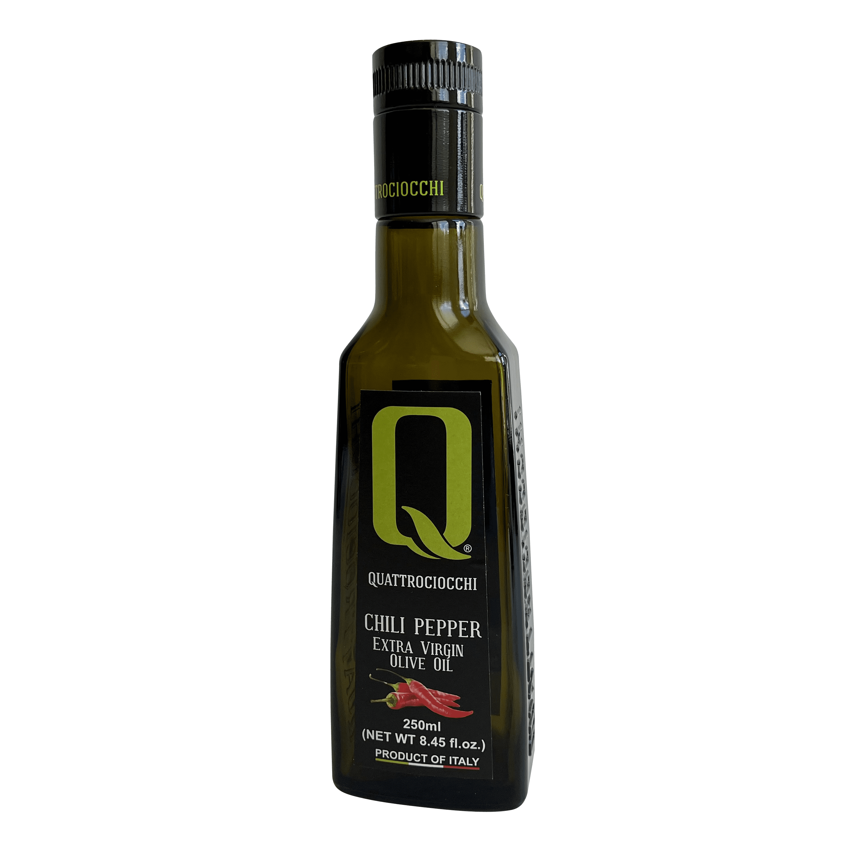 Olio Quattrociocchi Peperoncino Italian Award Winning Extra Virgin Olive Oil 250ml (8.45 oz)