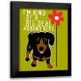 thumbnail image 1 of Oliphant, Ginger 12x14 Black Modern Framed Museum Art Print Titled - Big Deal, 1 of 5