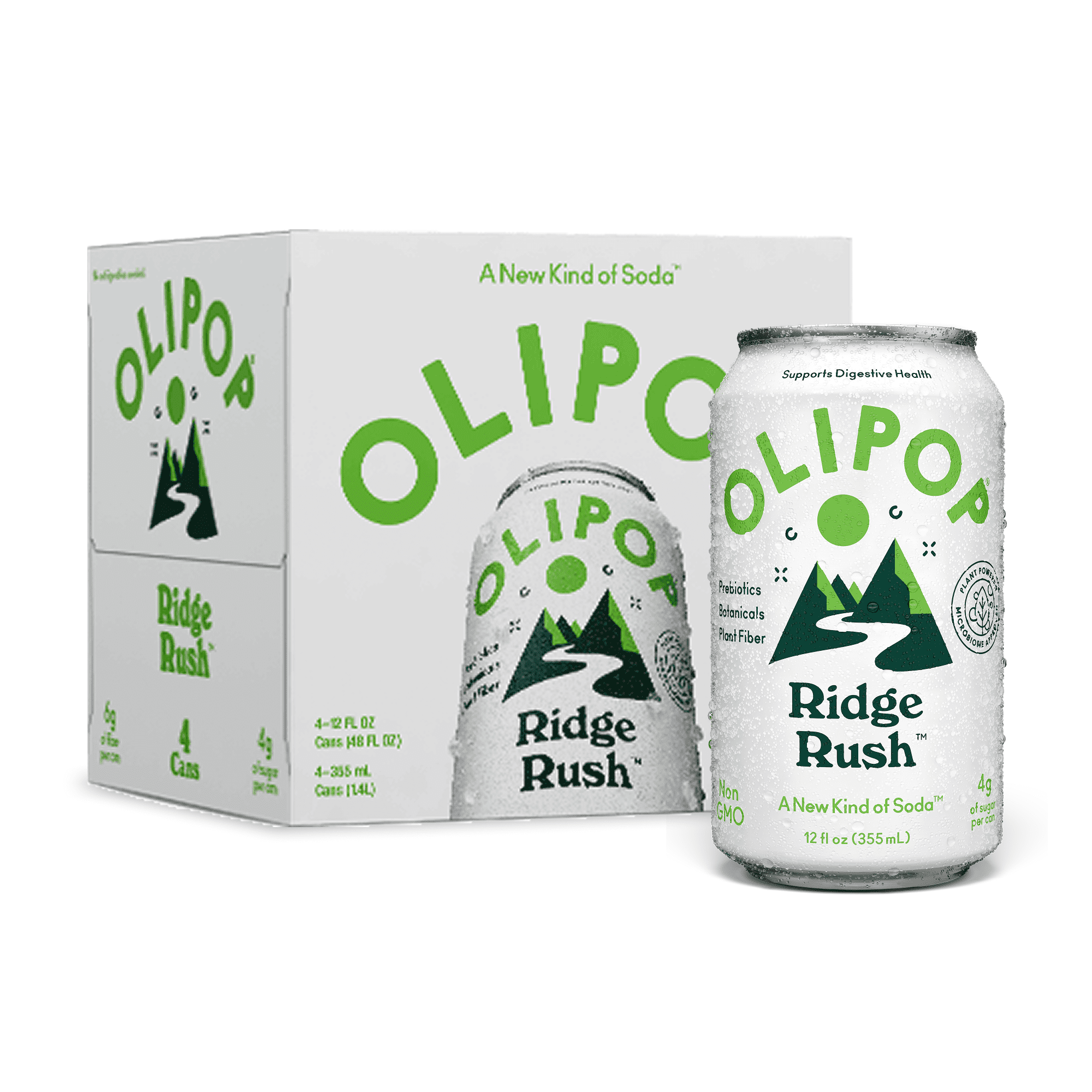 Olipop Prebiotic Soda, Beverages w/ Prebiotics, Botanicals & Plant