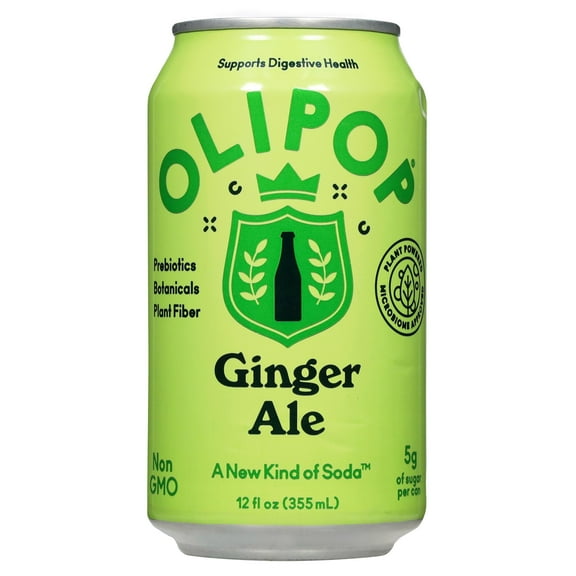 Olipop Prebiotic Soda - Ginger Ale - 12 oz (Packaging Varies)