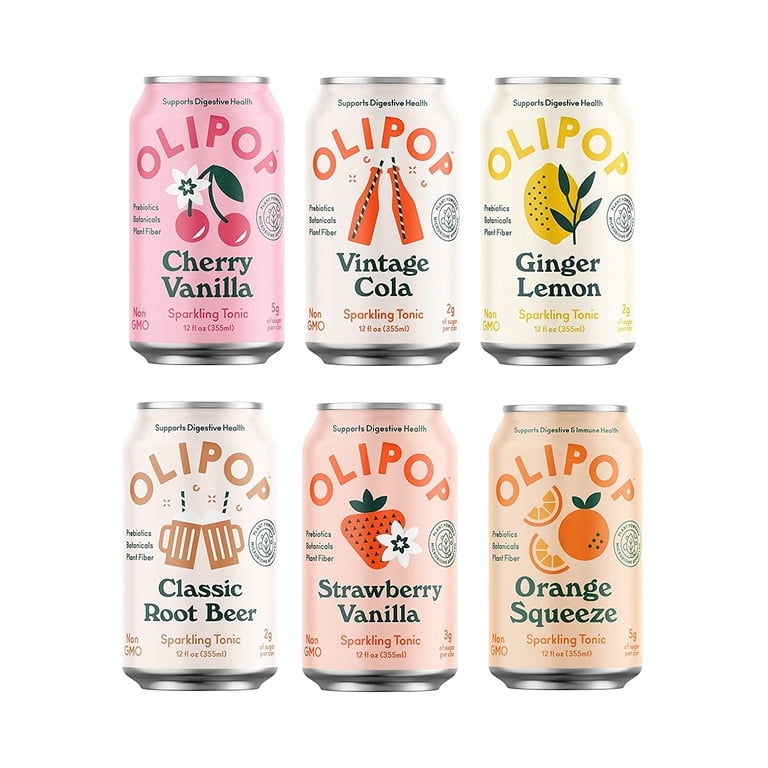 Olipop Sparkling Tonic Drink with Prebiotics and Digestive Health