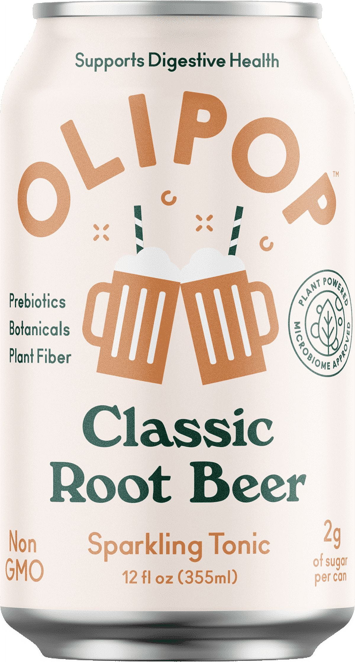 Olipop Sparkling Tonic Drink with Prebiotics and Digestive Health ...