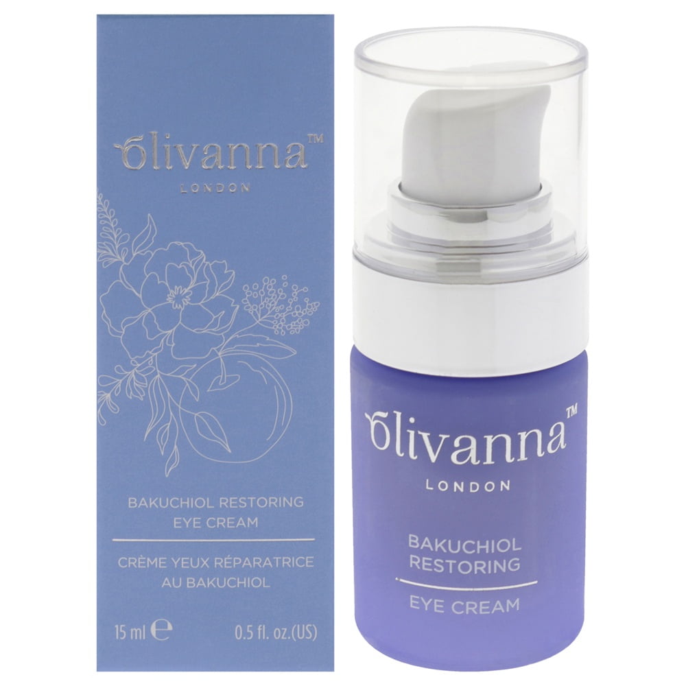 Olivanna Bakuchiol Restoring Eye Cream, Under Eye Cream, 0.5 oz