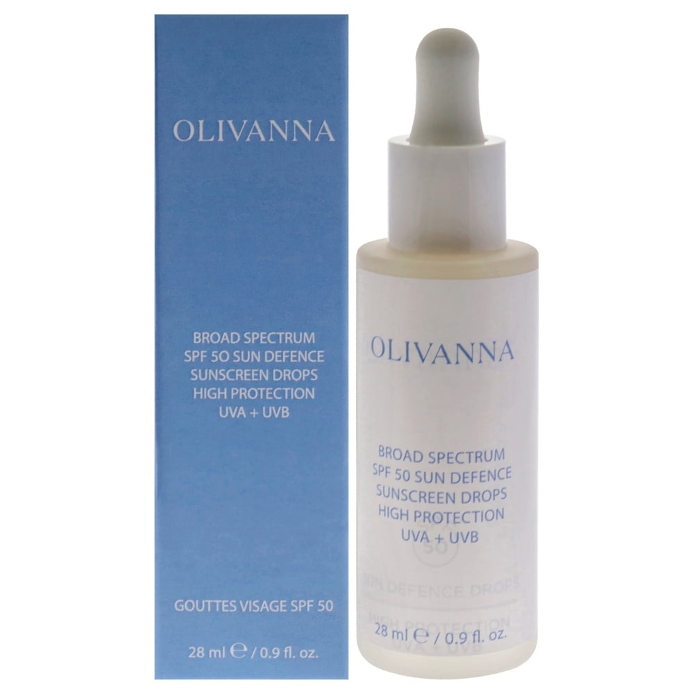Olivanna Sun Defence Sunscreen Drops High Protection SPF 50 , 0.9 oz Drops