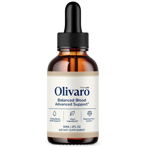 Olivaro Advanced Formula Drops Blood Balance Support Supplement (1 Pack)