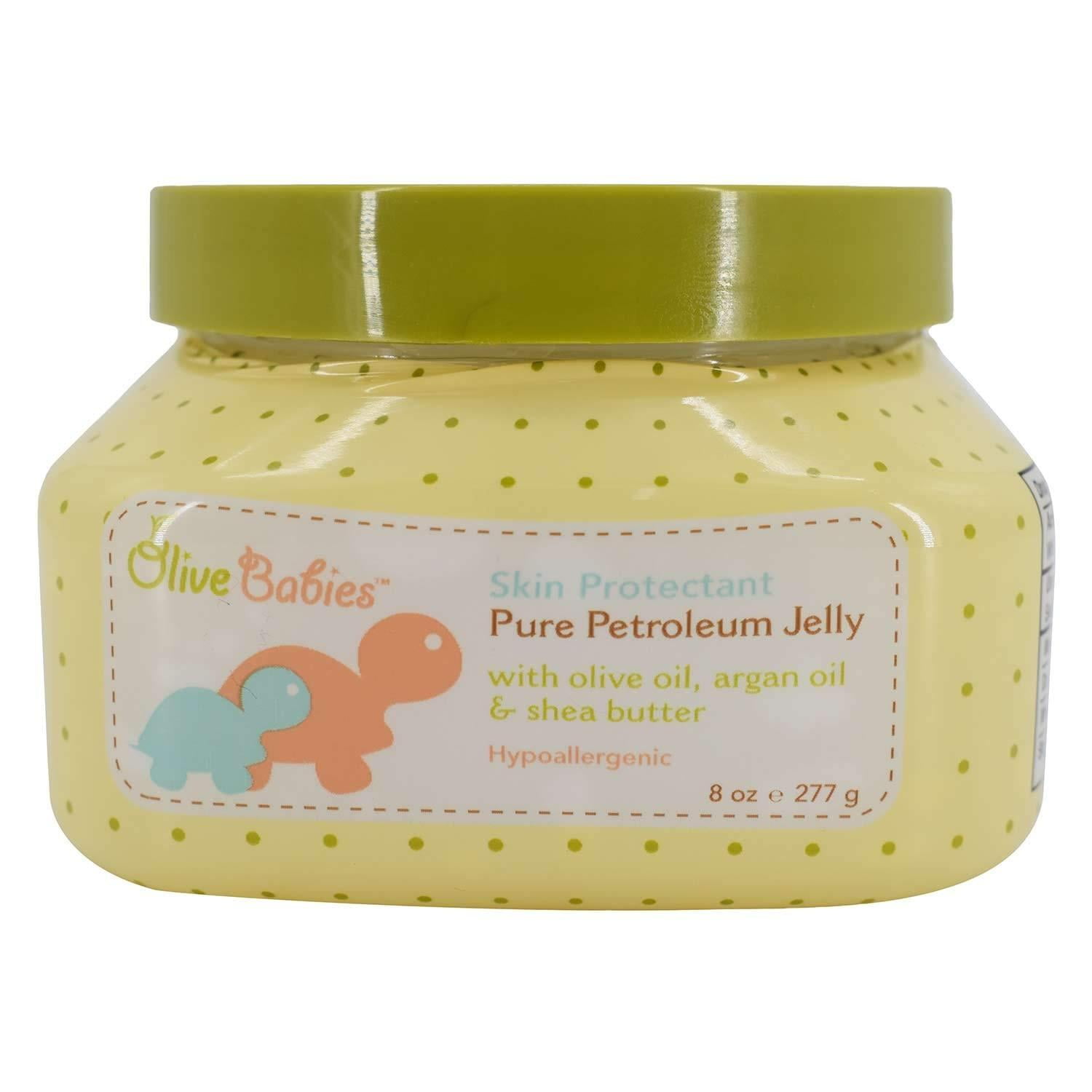 Olive Babies Skin Protectant Pure Petroleum Jelly, 8 Oz., Pack of 6