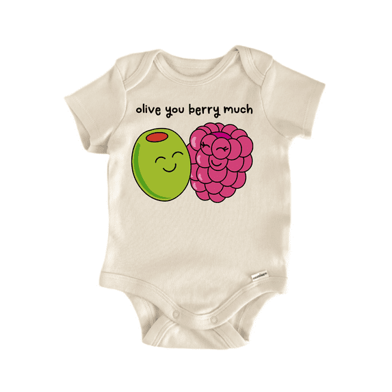 Olive Berry Best Friends Newborn Baby Bodysuit