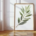 thumbnail image 1 of Olive Branch Botanical Watercolor Wall Art, Greenery Plant Print, Minimalist Natural Leaf Decor For Rustic, Boho Or Modern Homes Wall Art, Modern Wall Decor, 8x12 UNFRAMED, 1 of 2