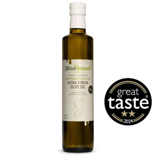 Olive Branch Greek Extra Virgin Olive Oil 500ml, British Import (Pack of 2)
