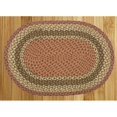 thumbnail image 1 of Olive-Burgundy-Gray Jute Braided Rug, 1 of 1