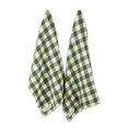 thumbnail image 1 of DII Olive Checker Washed Waffle Dishtowel (Set of 2), 1 of 4