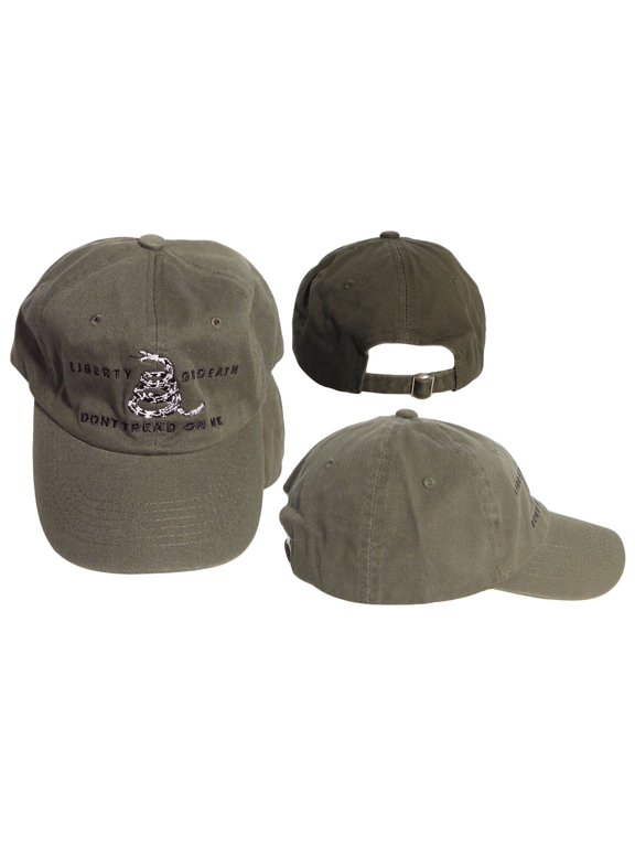 Olive Drab Gadsden Culpeper Culpepper Liberty or Death Tea Party Hat Cap