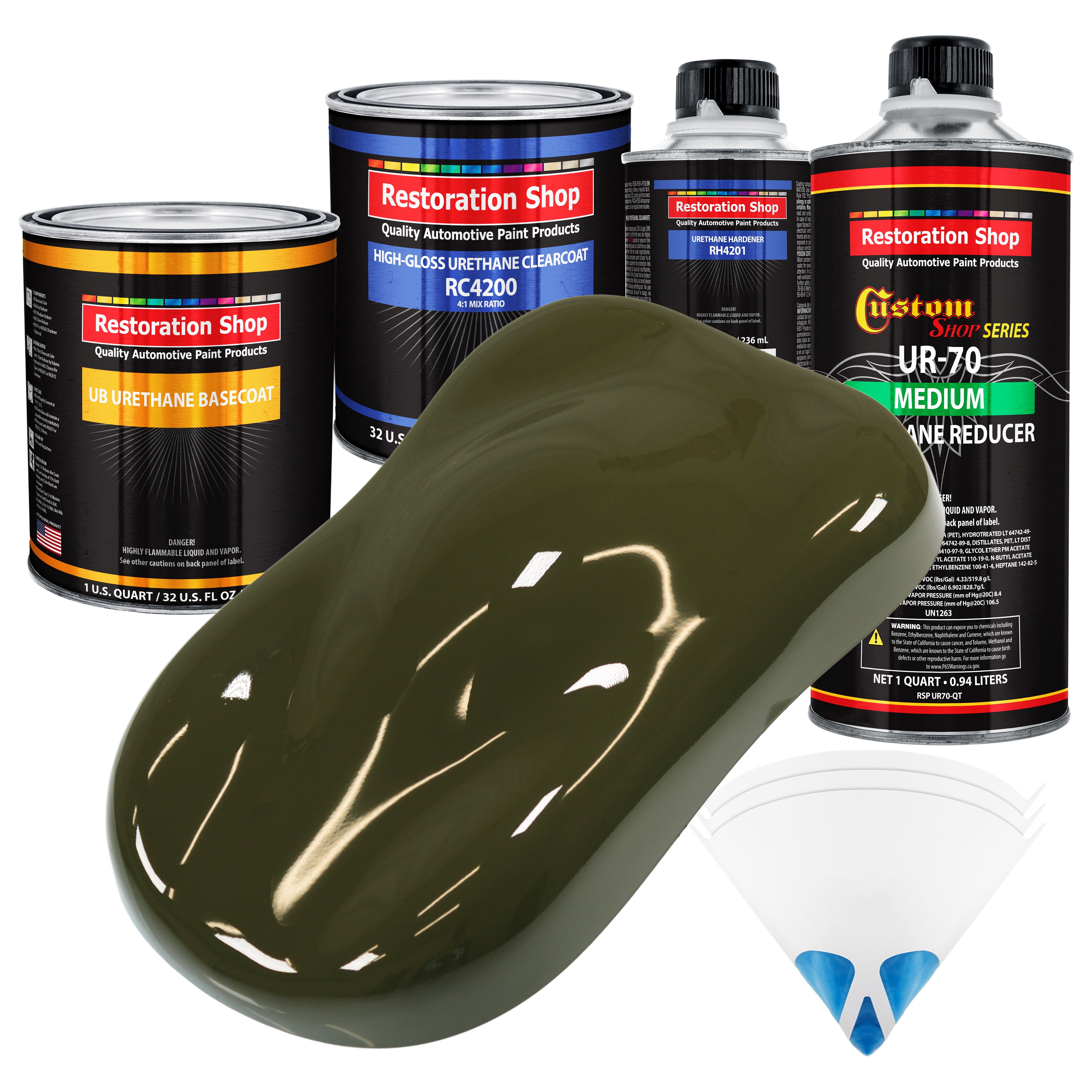 Stunning Olive Drab Auto Paint Images