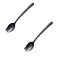 thumbnail image 1 of Olive Fork 2 In 1 Stainless Steel Spork Noodles Fork Spoon Travel Picnic Tableware Fork Spoon 2 In 1 For Everyday Use Camping Dessert Flatware, 1 of 4
