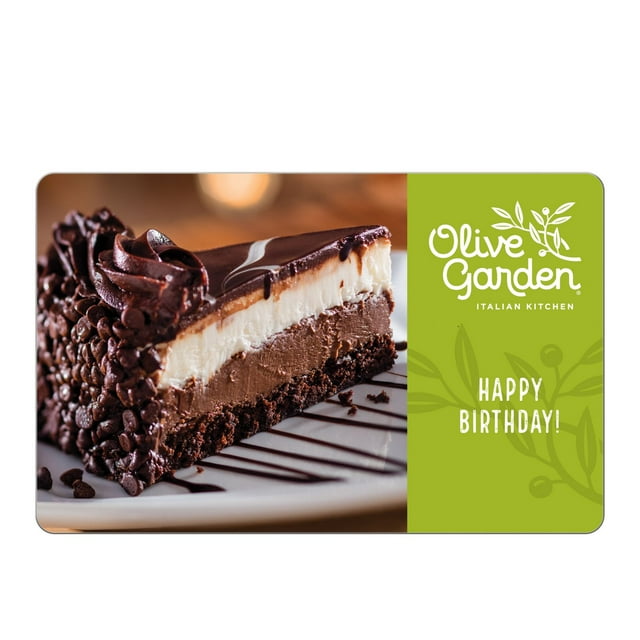 Olive GardenHappy Birthday 25 Gift Card