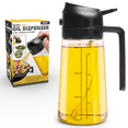 thumbnail image 1 of Olive Glow 2-in-1 Oil Spray & Pour Dispenser, Leakproof and Refillable Glass Bottle for Cooking, 1 of 7