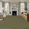 thumbnail image 1 of Olive Green 5x7 Area Rugs, Farmhouse Solid Green Color Modern Art Non-Skid Rubber Backing Large Rectangle Rugs - Living Room Bedroom Home Office, Indoor Floor Mat Carpets Washable Rug, 1 of 9