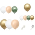 thumbnail image 1 of Olive Green Balloons Arch Garland Kit - White Olive Green Gold Confetti Balloons Set For Party Decor -152Pcs, 1 of 5