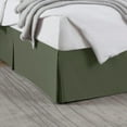 thumbnail image 1 of Olive Green Bed Skirt Queen Size - Queen Bed Skirt 14 Inch Drop - Brushed Microfiber Bed Skirts - Hotel Quality Pleated Bed Skirt - Shrinkage & Fade, 1 of 8
