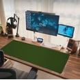 thumbnail image 1 of Olive Green Mouse Pad Extended Large Gaming Mousepad XL Big Long Oversized Desk Mat Stitched Edges 31.5 X 11.8 Inch for Home Office, 1 of 6