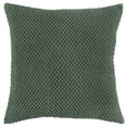 thumbnail image 1 of Olive Green Nubby Textured Modern Throw Pillow, 1 of 8