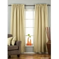 thumbnail image 1 of Olive Green Rod Pocket Matka Raw Silk Curtain / Drape  - 43W x 108L - Piece, 1 of 2