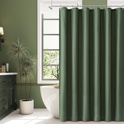 Olive Green Shower Curtain