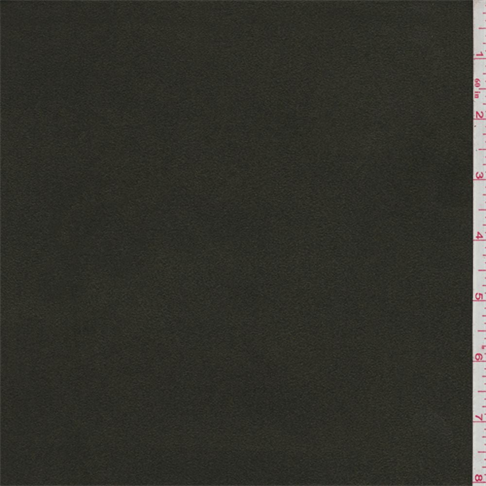 Olive Green Sueded Rainwear, Fabric By the Yard