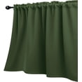 thumbnail image 1 of Olive Green Valances for Windows Bathroom Living Room Kitchen,52x18 Inch Length, 1 of 5