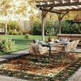 thumbnail image 1 of Olive Green Washable 5x7 Area Rugs for Living Room Rug Bedroom Rug-Carpet Neutral Vintage Dining Room Rugs for Under Table Soft Comfortable Non Slip Boho Vintage, 1 of 11