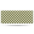 thumbnail image 1 of Olive Green and White Checkerboard Pattern Bathroom Rugs Mat,Non Slip Microfiber Bathroom Rug,Rubber Backing,Soft Bathroom Mats for Bathroom Floor,Tub and Shower,60x24in(150x60cm), 1 of 4