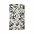 thumbnail image 1 of Olive Hanging Pocket Organizer, Digitally Generated Hand Drawn Style Botanical Blossoms, Printed Polyester Storage Bag with Pockets, 9" x 27", Quartz Taupe, 1 of 2
