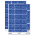 thumbnail image 1 of Olive I Love Your Work Teacher Student School Sticker Set - Dark Blue - Gloss Finish - 1.5" Small, 1 of 7