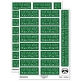 thumbnail image 1 of Olive I Love Your Work Teacher Student School Sticker Set - Dark Green - Gloss Finish - 2.00" Large, 1 of 7