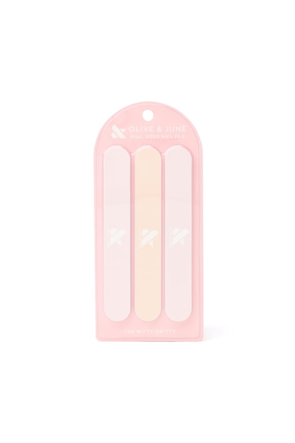 Emory Board Pink Nail File 3-Pack, Unisex