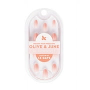 Olive & June Instant Mani Minimalist Short Almond Press-On Nails, Blush Syrup Gradient, 42 Pieces