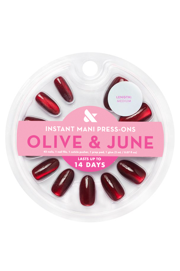 Instant Mani - Oval Medium - Obsessed Velvet