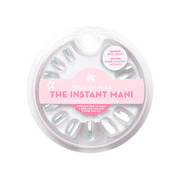 Olive & June Instant Mani Round Extra Short Press-On Nails, Lavender Shimmer, 42 Pieces