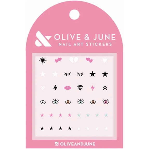 Olive & June Nail Art Stickers, Eye Love Your Mani