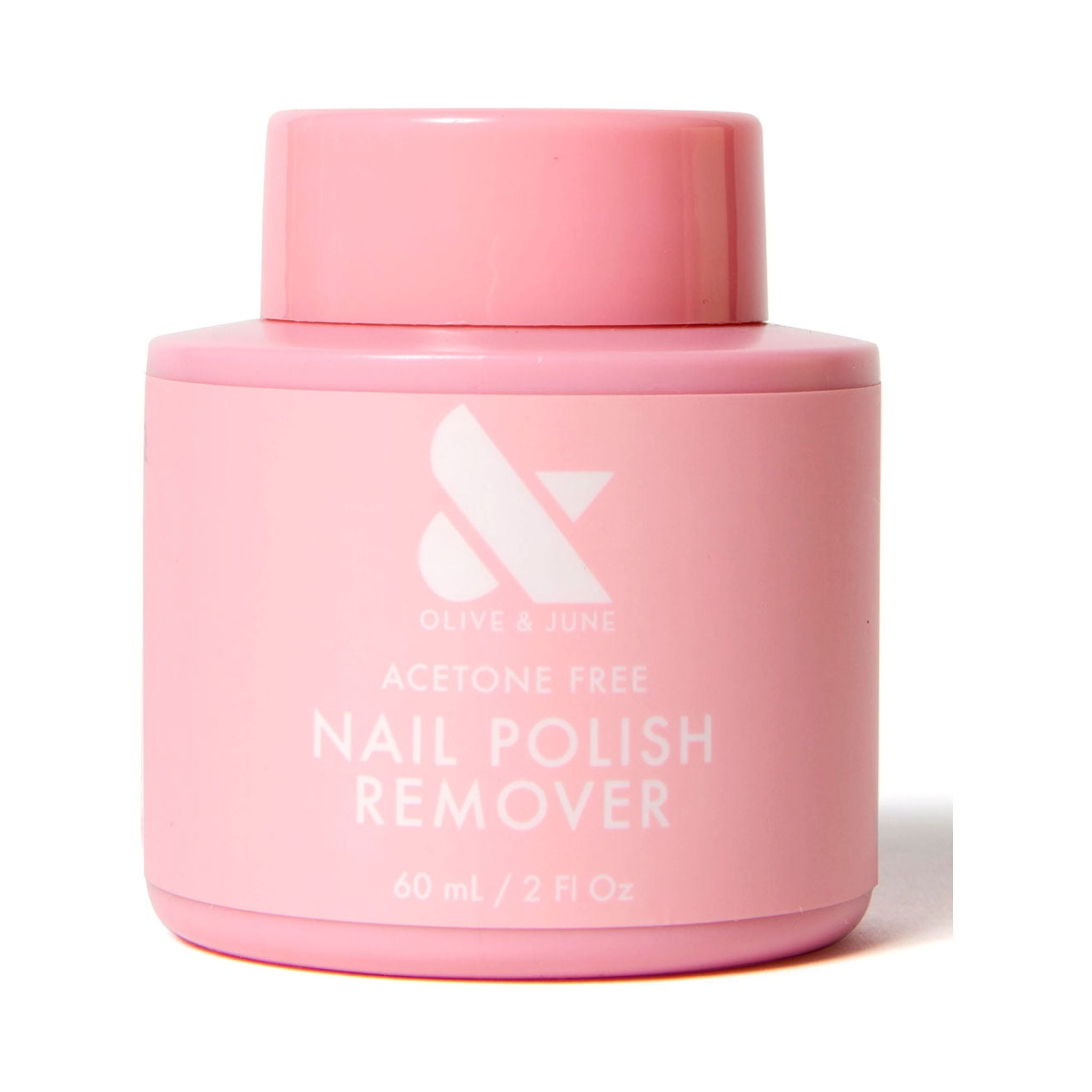 Olive & June Nail Polish Remover Pot with Sponge-Top Lid, Acetone-Free Solution, 2 oz
