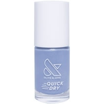 Olive & June Quick Drying Nail Polish, Charming, Periwinkle Shimmer, 0.3 fl oz