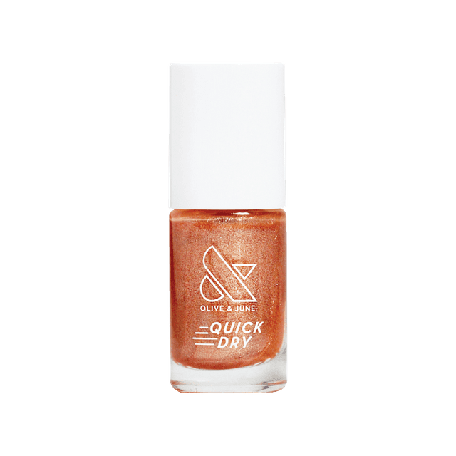 Olive & June Quick Drying Nail Polish, Penny, Metallic Copper, 0.3 fl ...