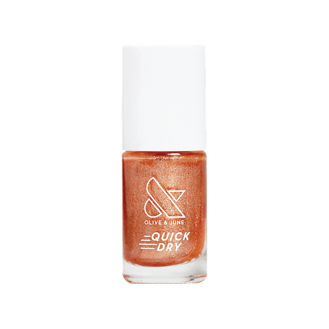 Olive & June Quick Drying Nail Polish, Penny, Metallic Copper, 0.3 fl oz