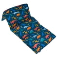 thumbnail image 1 of Wildkin Kids Pillowcase Lounger Cover – Travel-Friendly Sleepover Lounger, Fits Standard Pillows (Pillows Not Included), Soft Cotton Blend, Fun Patterns for Boys & Girls - Jurassic Dinosaurs, 1 of 8