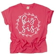 thumbnail image 1 of Olive Loves Apple Big Sis Lil Sis T-Shirts and Bodysuits for Baby and Toddler Girls Sibling Outfits Vintage Hot Pink Shirt 2T, 1 of 2