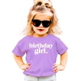thumbnail image 1 of Olive Loves Apple Birthday Girl Period for Baby and Toddler Youth Girls Birthday Outfit Purple Shirt 18 Months, 1 of 5