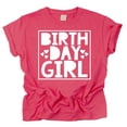 thumbnail image 1 of Olive Loves Apple Birthday Girl Square with Hearts Birthday T-Shirts for Any Age Birthday Vintage Hot Pink Shirt 2T, 1 of 2