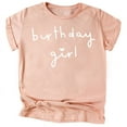 thumbnail image 1 of Olive Loves Apple Birthday Girl with Heart Basic Birthday T Shirts for Any Age Birthday White on Peach Shirt Youth Medium, 1 of 2